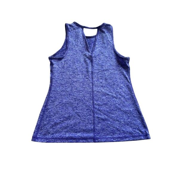 Ideology Women's Blue Keyhole Back Tank Top Size S Casual Summer - Picture 2 of 5